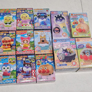 호빵맨 미니피규어 손가락 메론빵소녀 아가짱 세균맨 치즈 피규어 이미지