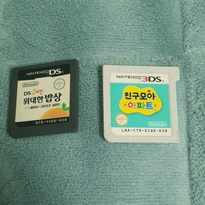 닌텐도 3ds 친구모아 아파트 + 위대한 밥상