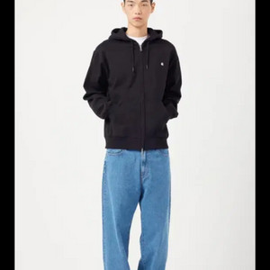 칼하트WIP HOODED MADISON JACKET BLACK