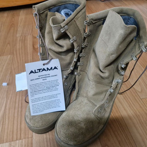 ALTAMA 탄색 신발 콜드웨더 부츠 군화 전투화 (9.5W)