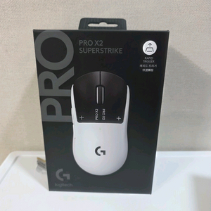 로지텍 지슈스 G프로 X 2 슈퍼스트라이크 무선 마우스 실버 블랙 새상품