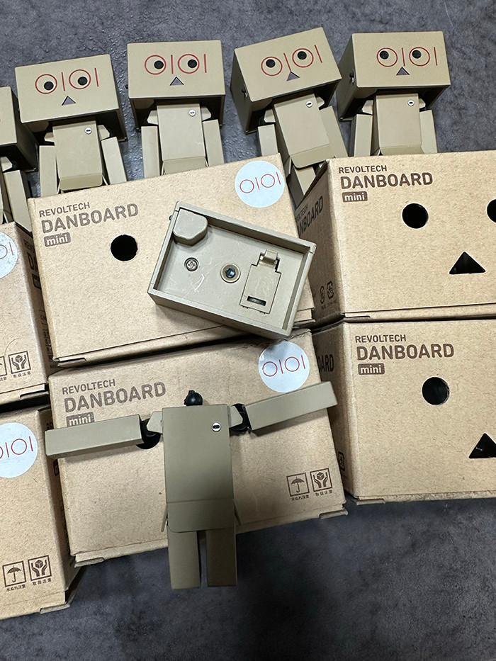 피규어 단보 한정판 마루이 9종 세트 일괄+ 단보 스탬프 danbo danboard 요츠바랑 캐릭터 토이 인형--4