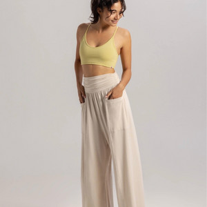 부디무드라 플리츠 와이드 팬츠 s