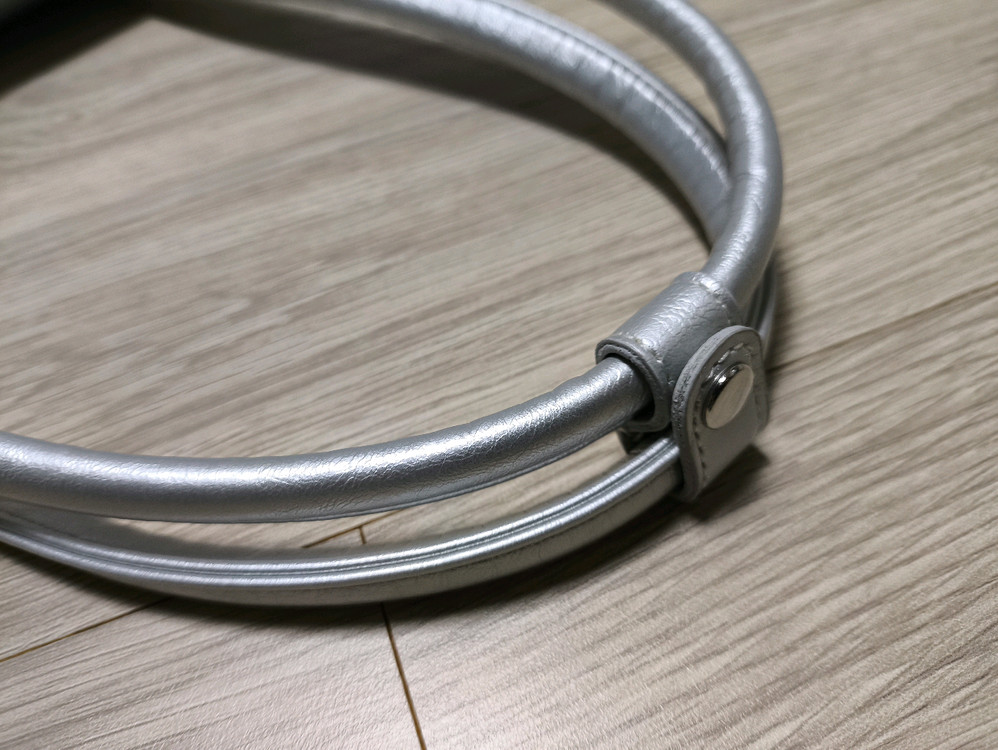 고세 어반 스퀘어 숄더백 실버--3