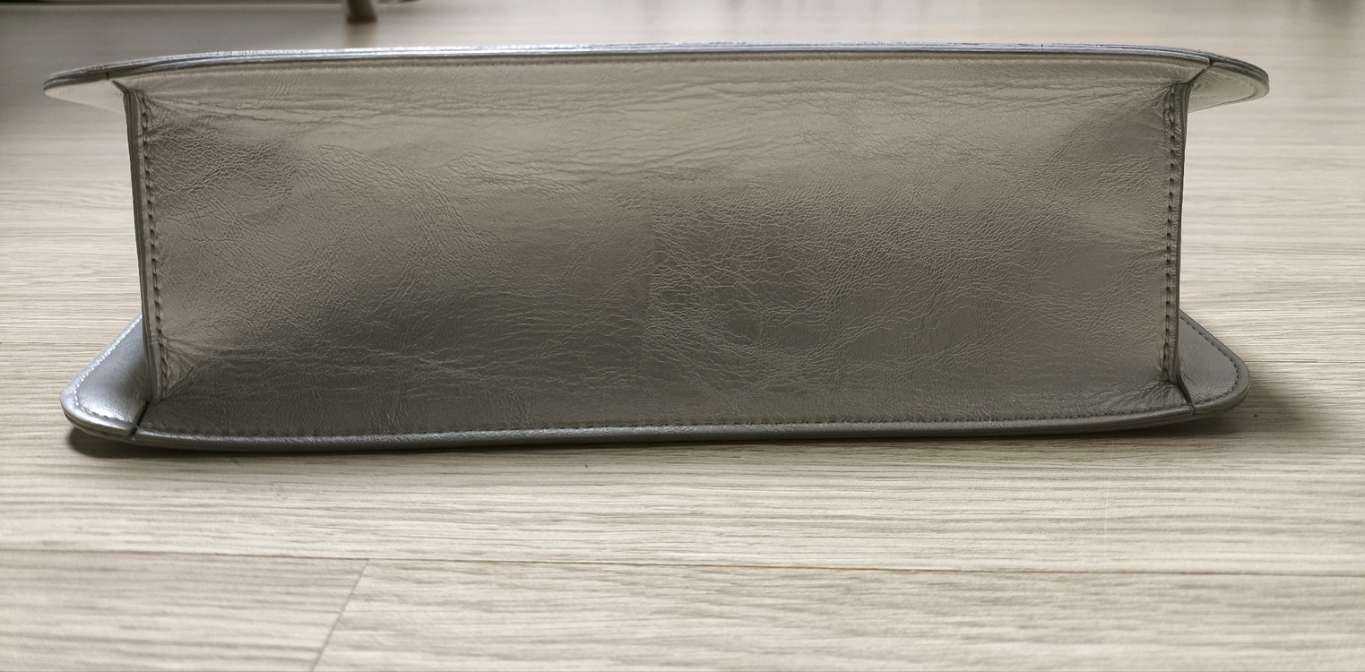 고세 어반 스퀘어 숄더백 실버--6