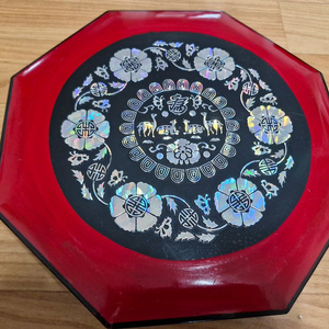 나전칠기 자개장식 구절판 반합 보관함