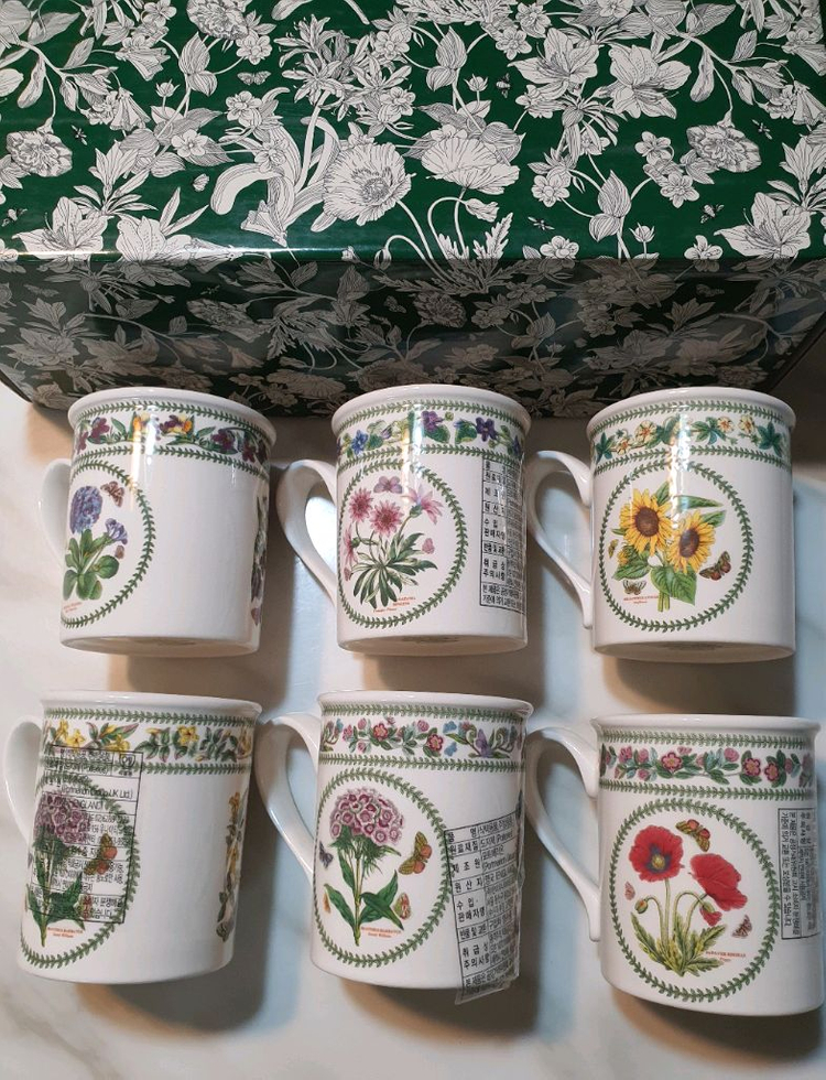 영국 뉴베리에이션BF일자 머그잔0.26L 6개새상품--1