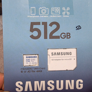 512GB 마이크로SD카드 + 어댑터(스팀덱 한방)