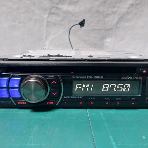 알파인 USB AUX 1단 사제 오디오 데크 / CDE-100EUB / CD고장