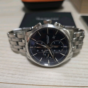 해밀턴 재즈마스터 크로노 신형 청판 오토백화점 성골 풀셑 판매