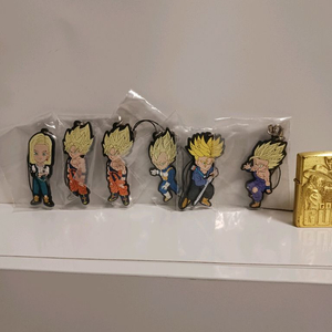 드래곤볼 제일복권 러버 스트랩 6종 세트