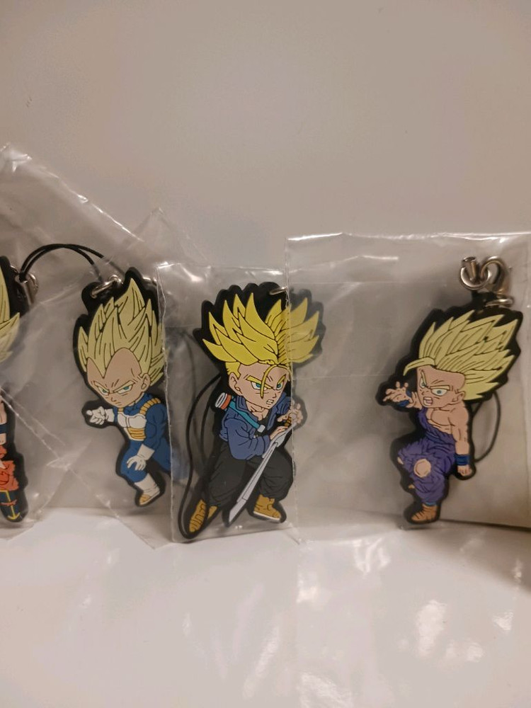 드래곤볼 제일복권 러버 스트랩 6종 세트--1