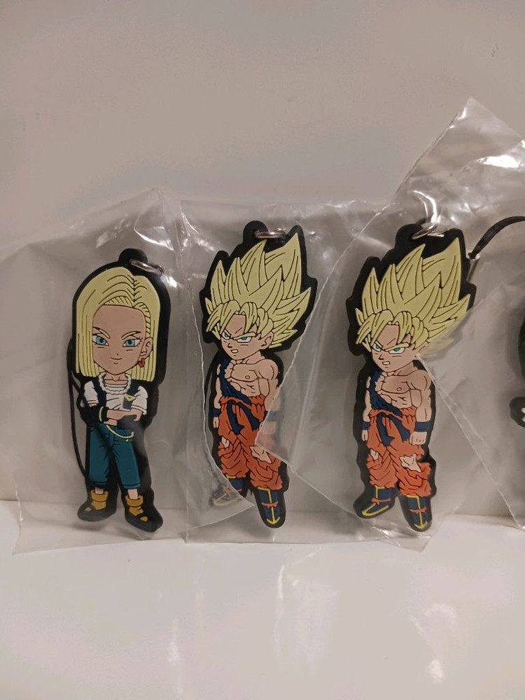 드래곤볼 제일복권 러버 스트랩 6종 세트--2