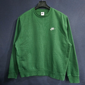 나이키 자수로고 그린 남성 105~110 기모 맨투맨