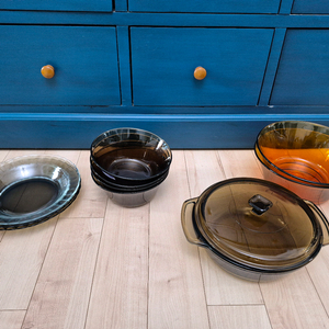 미국 코닝냄비.Love n Ware 미국 베이킹 웨어로오븐가능하고 미국에서도 아기자기해서앵커호킹