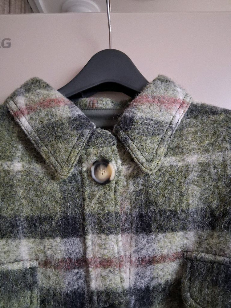 이자벨마랑 가브리온 오버사이즈 체크울블렌드 블랭킷 코트--5