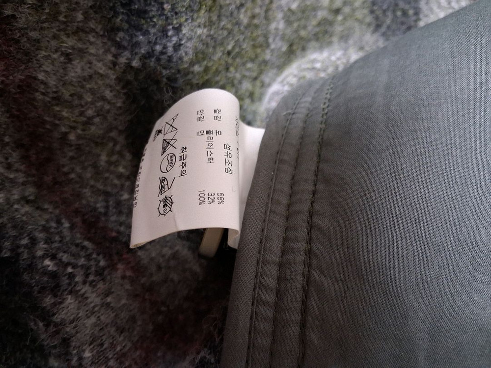 이자벨마랑 가브리온 오버사이즈 체크울블렌드 블랭킷 코트--6