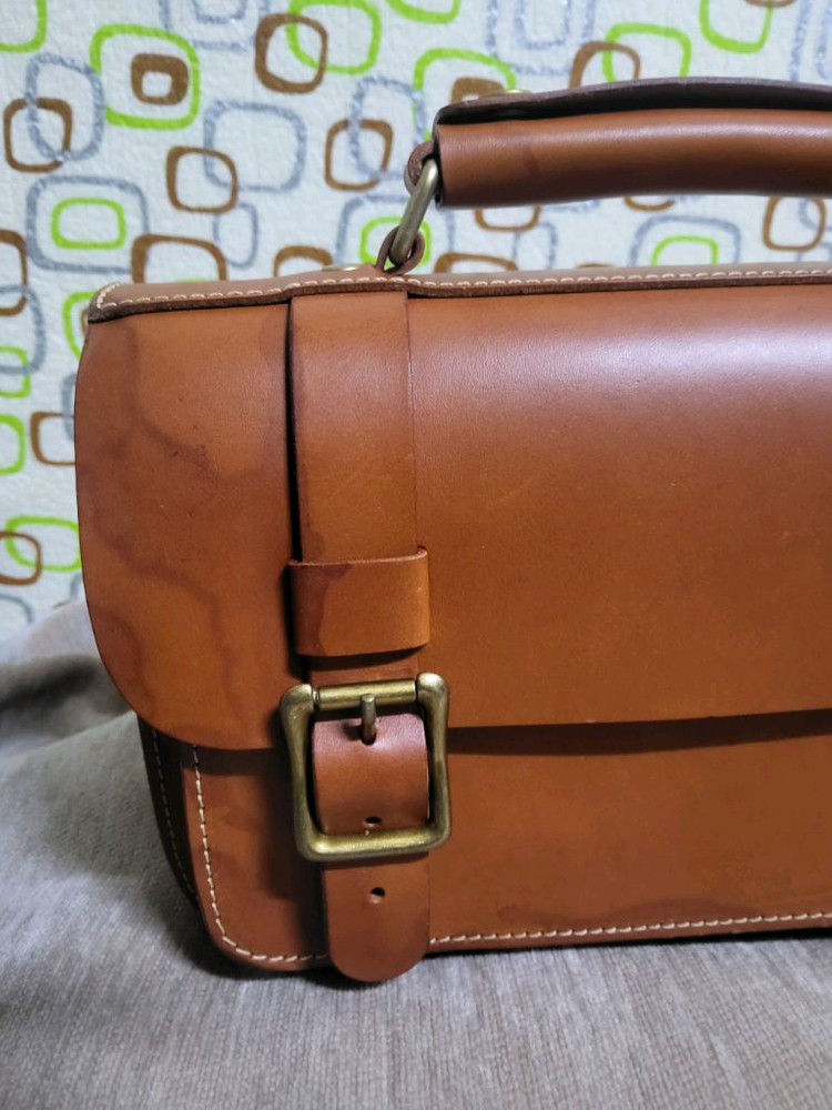 헤비츠 빅포켓사첼백 레디쉬브라운 스몰--1