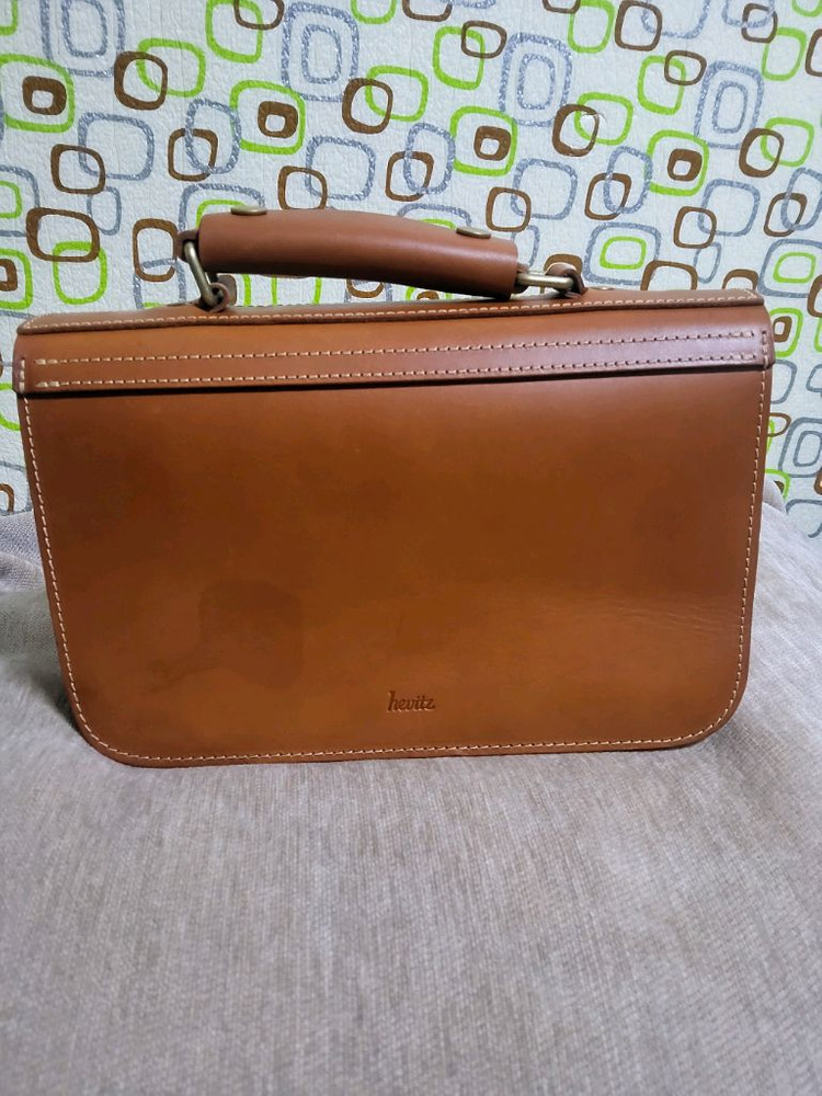 헤비츠 빅포켓사첼백 레디쉬브라운 스몰--2