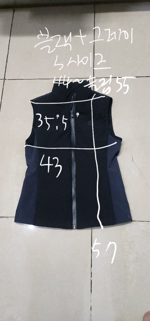 지포어 여성 패딩조끼 S/ PXG 패딩조끼 XS 이미지