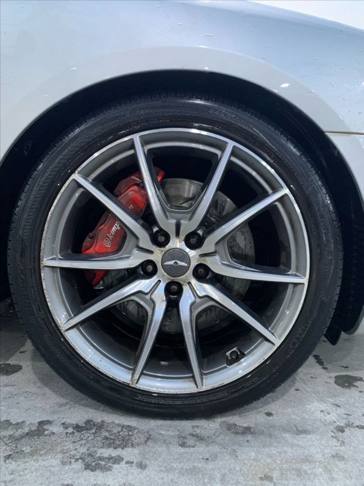 g70 순정 19인치 휠 현대 제네시스 프론트4짝 타이어 세트--2