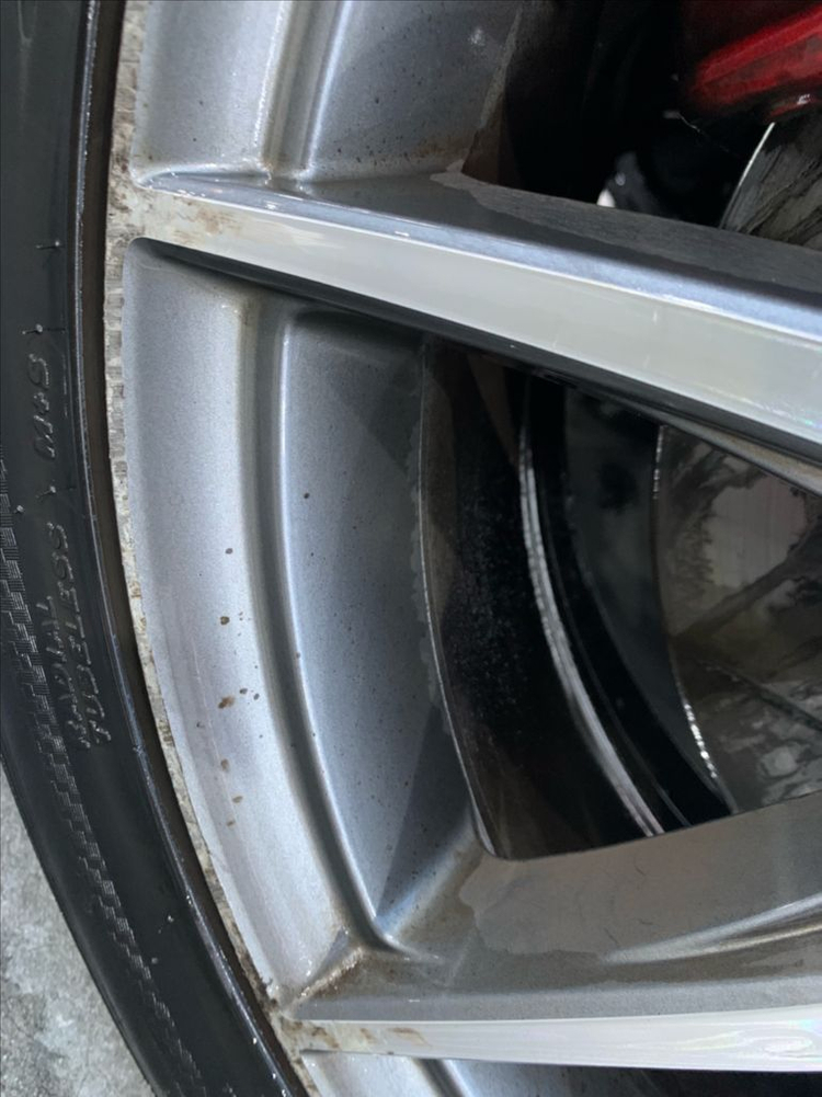 g70 순정 19인치 휠 현대 제네시스 프론트4짝 타이어 세트--4