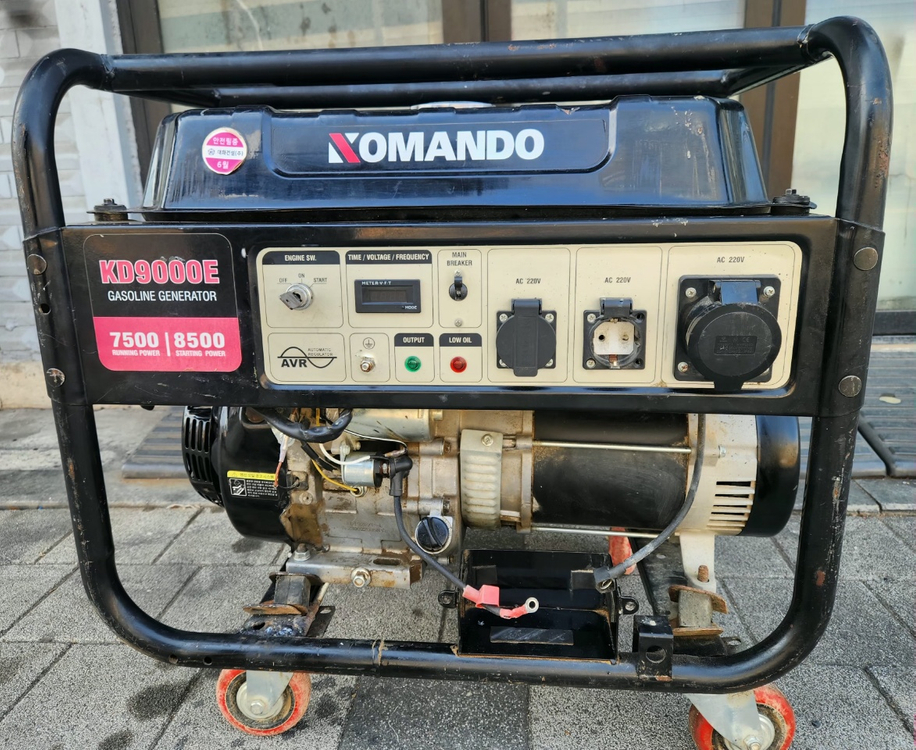 9kW 가솔린 발전기 코란도(KD9000E)--5