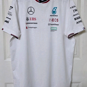 [L] 2024 메르세데스 AMG 페트로나스 F1 드라이버 반팔 티셔츠