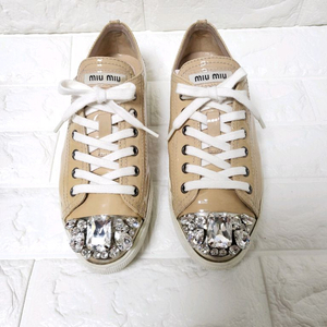 미우미우 크리스탈 스니커즈 235사이즈 (무료배송)