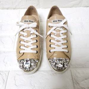 미우미우 크리스탈 스니커즈 235사이즈 (무료배송)