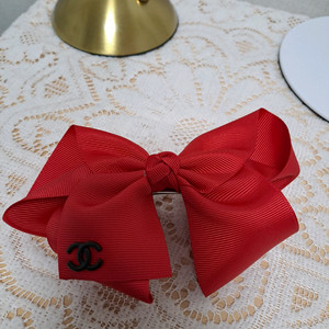 샤 리본 헤어핀