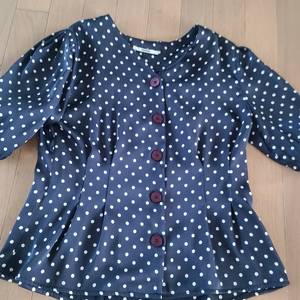 티렌 땡땡이 블라우스 (55