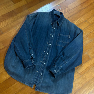 준지 FW25 슬럽 데님 맥스핏 셔츠 48