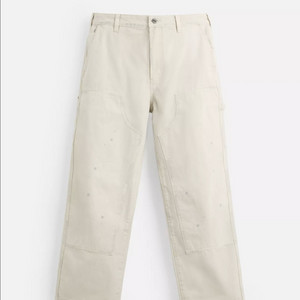 자라 스플래터 카펜터 포켓 더블니 팬츠 30