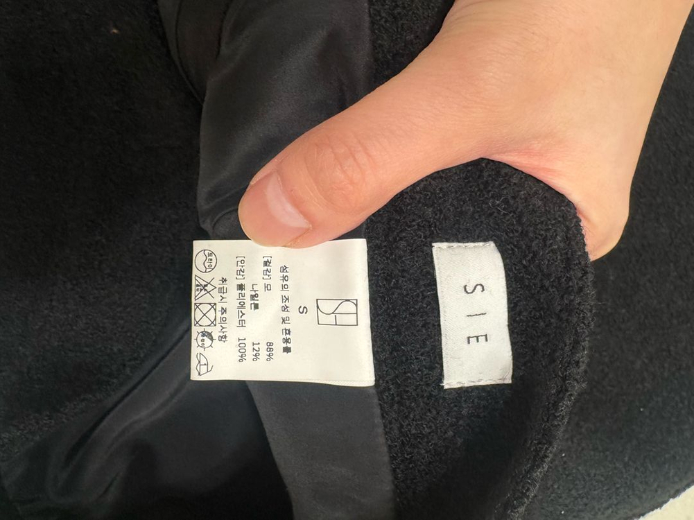 시에sie 제나 미니스커트 블랙 s--7