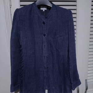 38 알마니 데님 노카라 자켓