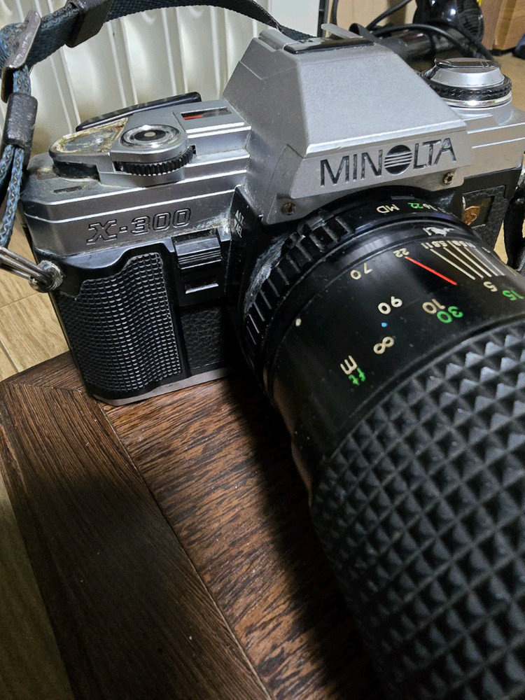 부품용 미놀타 X-300 필름 카메라--1
