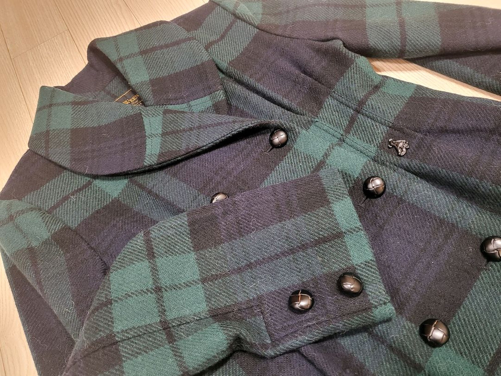 티니위니 체크 코트 원피스 이미지