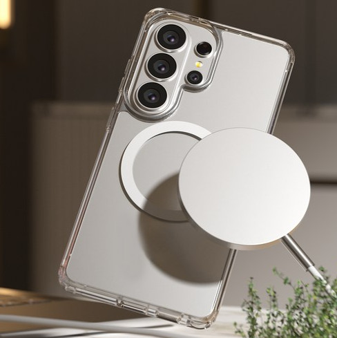 갤럭시 S26 투명 케이스 2배자력 변색방지 안전 범퍼 휴대폰 커버 스마트폰 에어스타 이미지