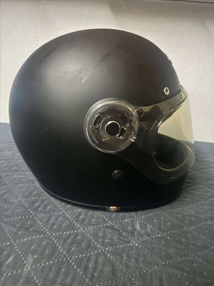 모테로스 무광블랙 오토바이 헬멧 L--2