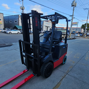 진단보증 배터리 2019년식 니찌유 신형 좌식 1.5톤 전동지게차 3m 550만