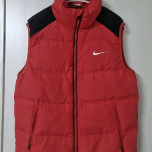 나이키 오리털 패딩 조끼 레드 이미지