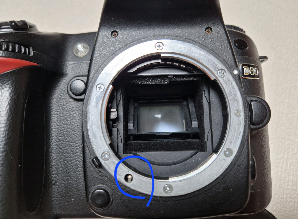 니콘 D80 (고장 부품용)--5