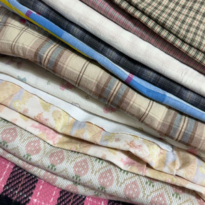 체크앤플라워 안성섬유 재봉 미싱 원단 일괄