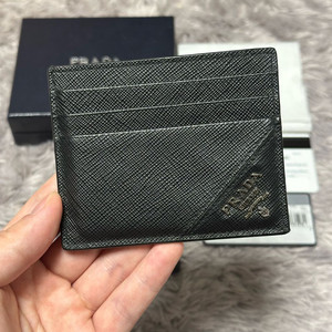 [풀구성] 프라다 사피아노 카드지갑 블랙