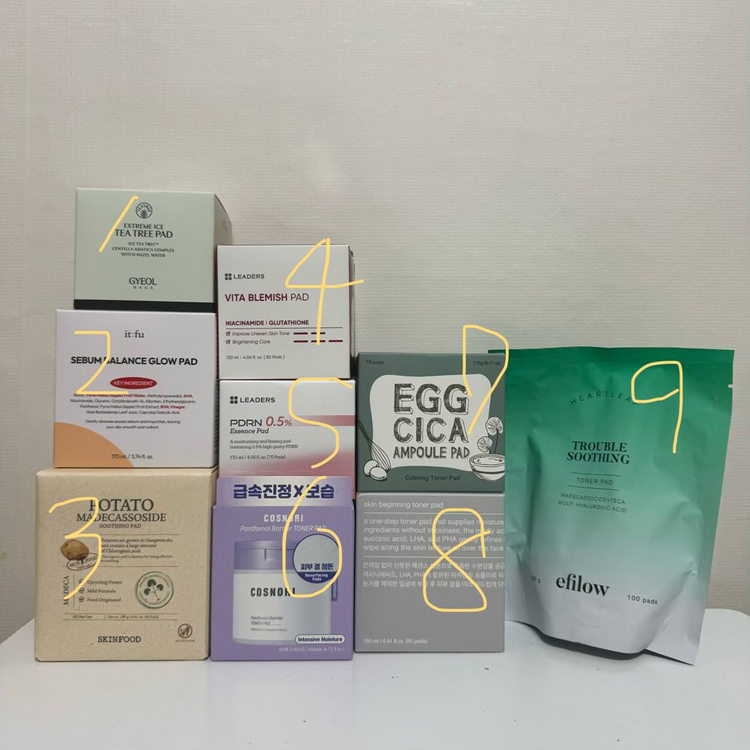 무신사 잇퓨 코스노리 리더스 스킨푸드 토너 패드 리필 마스크--2
