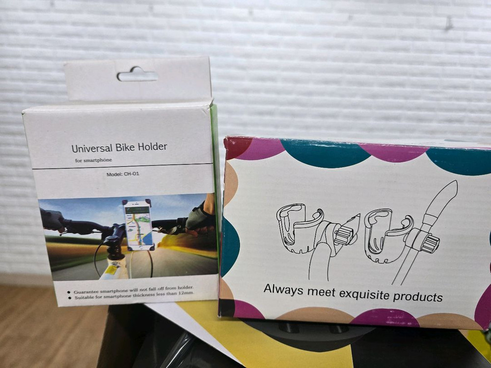 [미개봉] 얼게이트 간편탈부착 자전거 장바구니 (+핸드폰거치대,컵홀더) 이미지