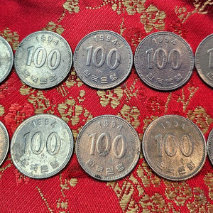 1994년 100원 동전 10개일괄 이미지