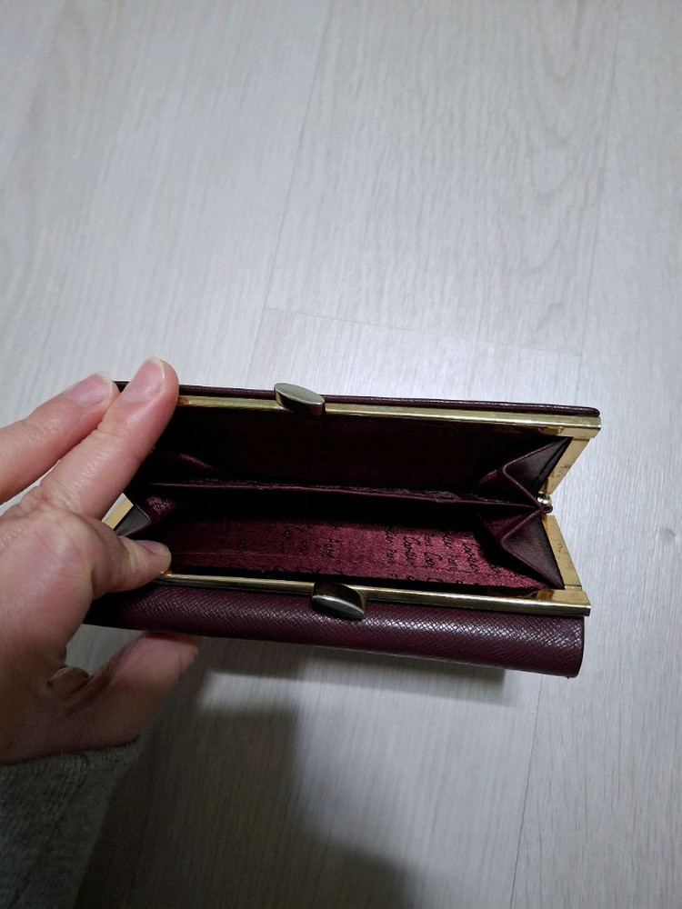 까르띠에버건디 반지갑,동전지갑,카드지갑--1