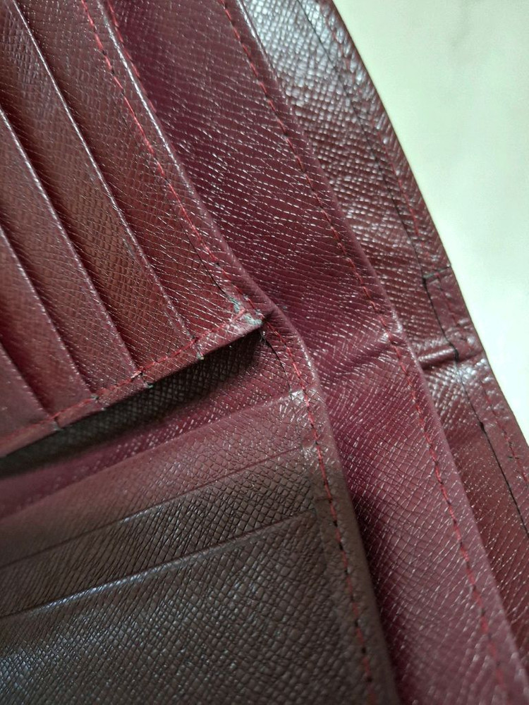 까르띠에버건디 반지갑,동전지갑,카드지갑--4